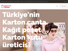 Tablet Screenshot of kagitposetfabrikasi.com